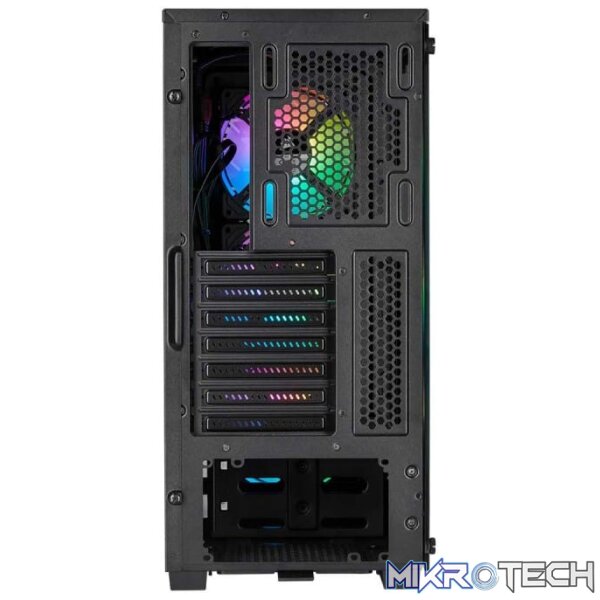 Corsair iCUE 220T Black RGB Airflow Tempered Glass Mid-Tower Smart Case - Image 5